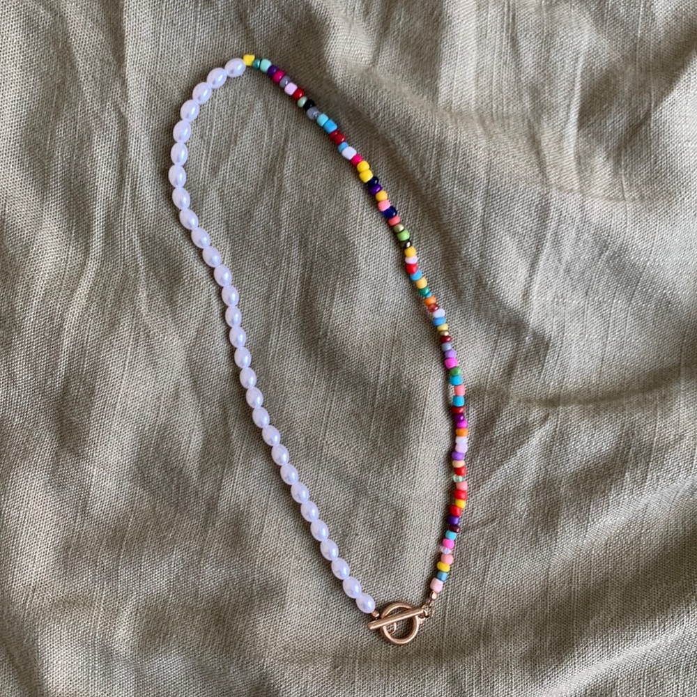 Mixed Beaded Necklace